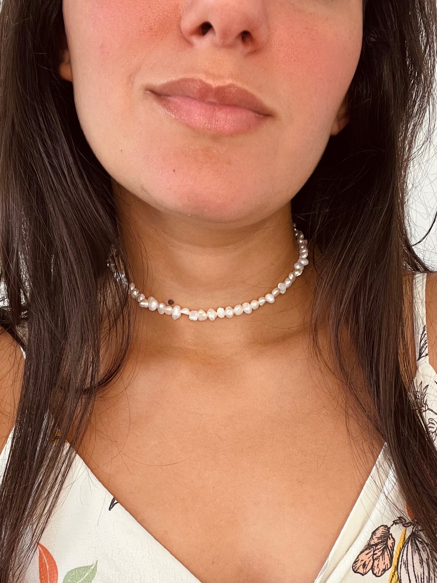 Chocker Mini Pérolas