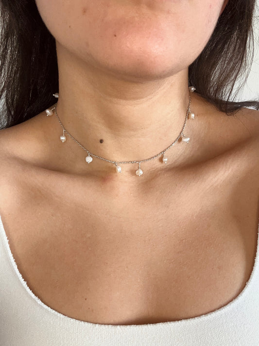 Chocker Pingo de Pérola